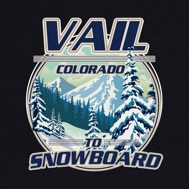 Vail Colorado Snowboarding logo by nickemporium1